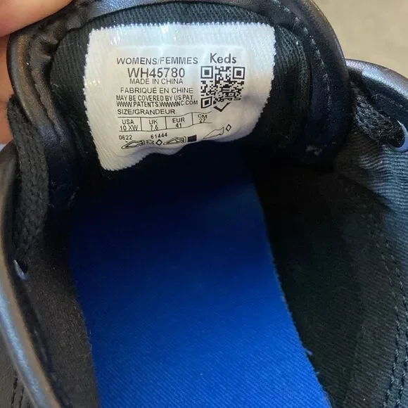 Keds Campion Originales Women’s Black Casual Shoes 10 XW - Picture 7 of 12